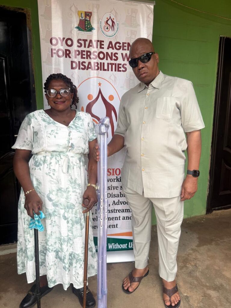 Oyo State Agency for Persons with Disabilities Kicks Off Distribution of Mobility Aid Appliances Across All 33 Local Government Areas