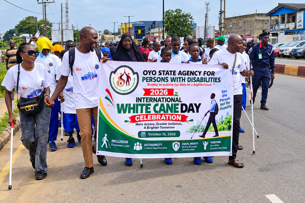 OYSAPD Celebrates 2026 International White Cane Day, Calls for Safer Roads and Greater Independence for Persons with Visual Impairment